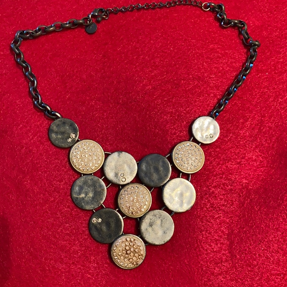 Swarovski Touchstone Crystal make a statement necklace.